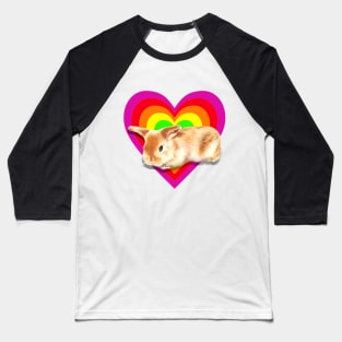 Gorgeous baby satin mini lop in a heart design! Baseball T-Shirt